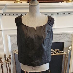 Y2K Newport News Leather Top